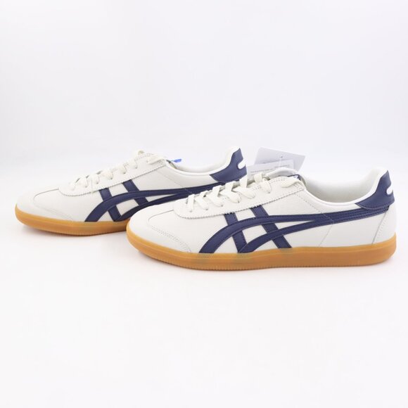 NIB Onitsuka Tiger Tokuten Leather Sneakers in Glacier Grey/Peacoat US Men's 11 - Picture 3 of 12